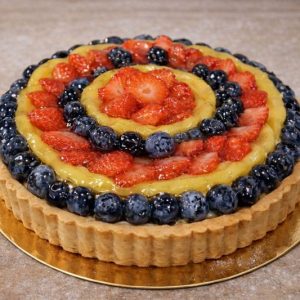 Sezonas augļu/ogu tarte